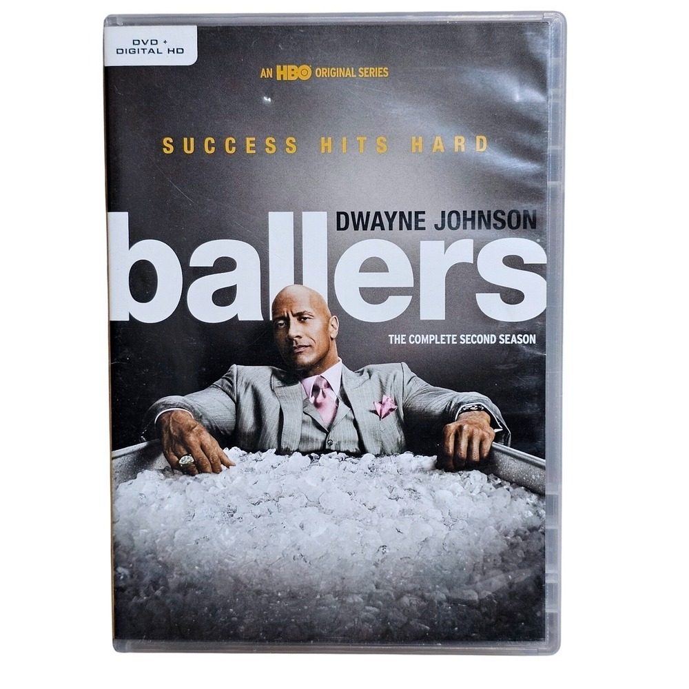 HBO Ballers Season 2 DVD Complete Second Season Dwayne Johnson The Rock TV Show‎